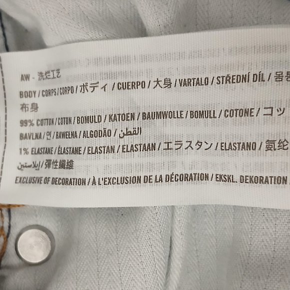 Abercrombie & Fitch Jeans Size 16 Curve Love 90s Slim Straight Ultra High Rise - Picture 10 of 11